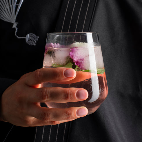 Stemless Wine Glasses Set of 6